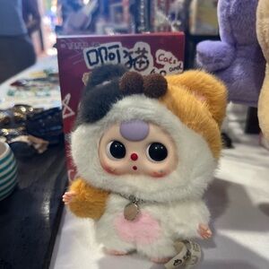 Baby Three Cats & Dogs plush pendant